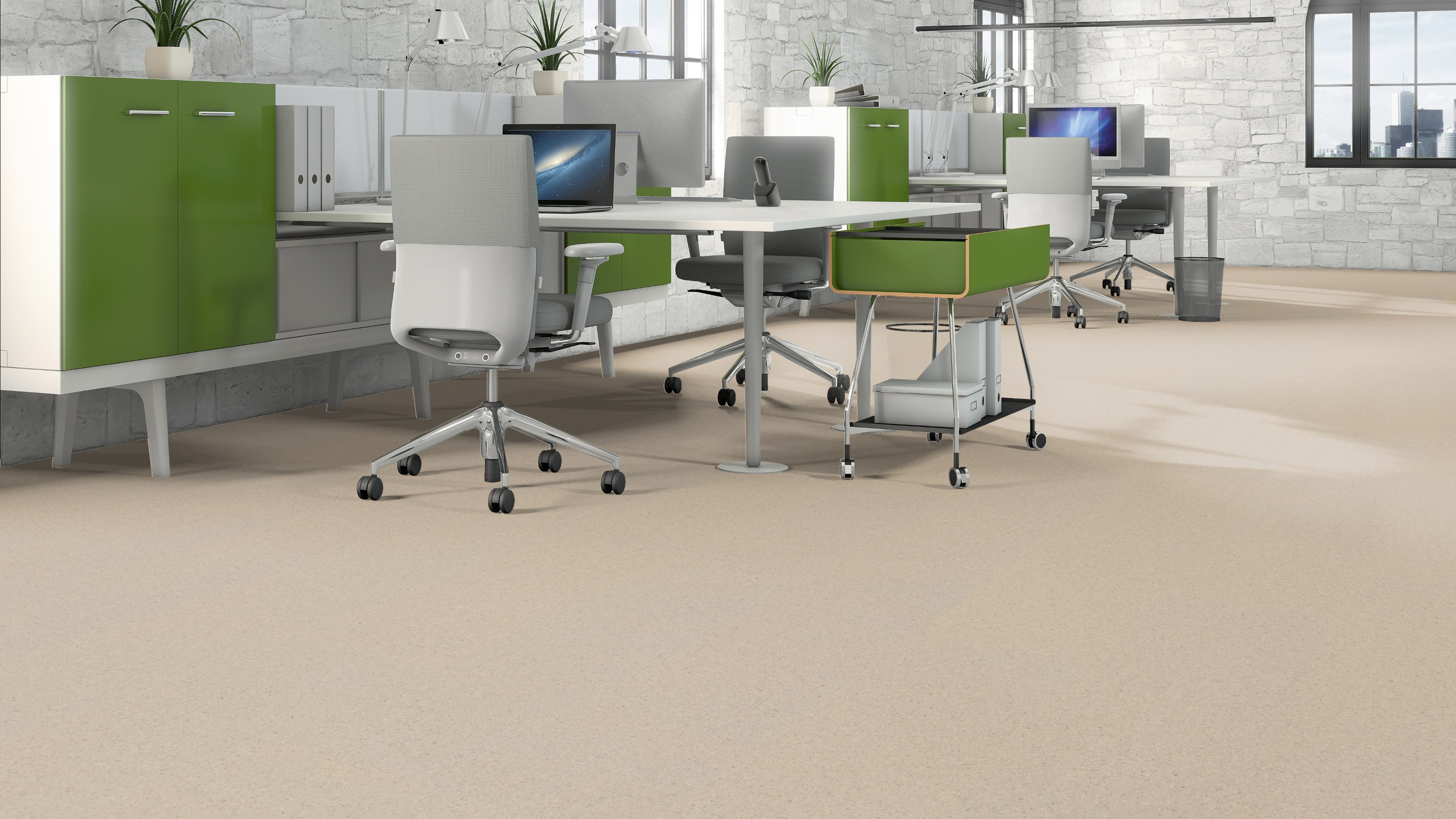 naturBoden designKork bioSilent Coimbra elfenbein