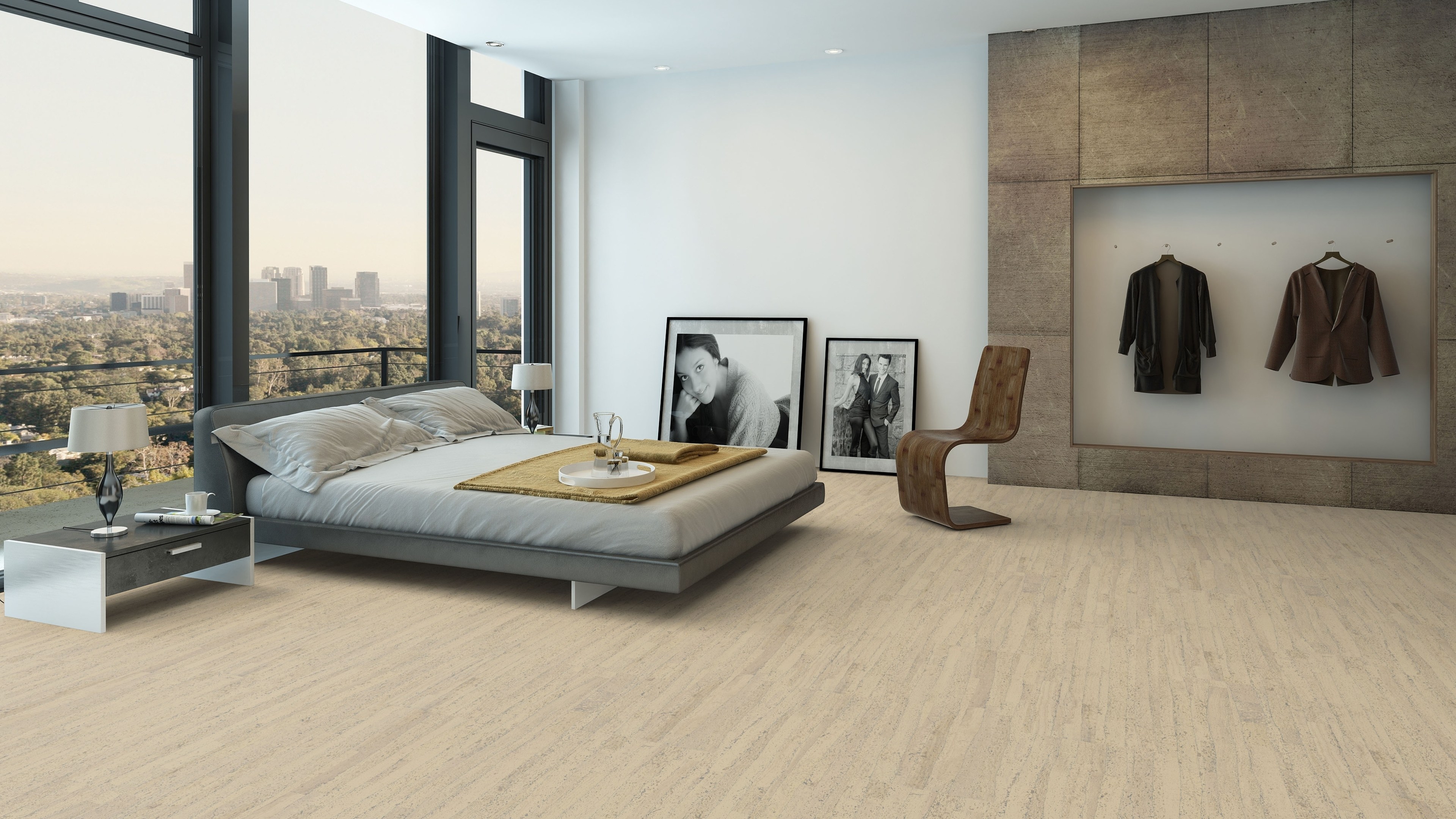 naturBoden designCork lackiert Blues bahama beige