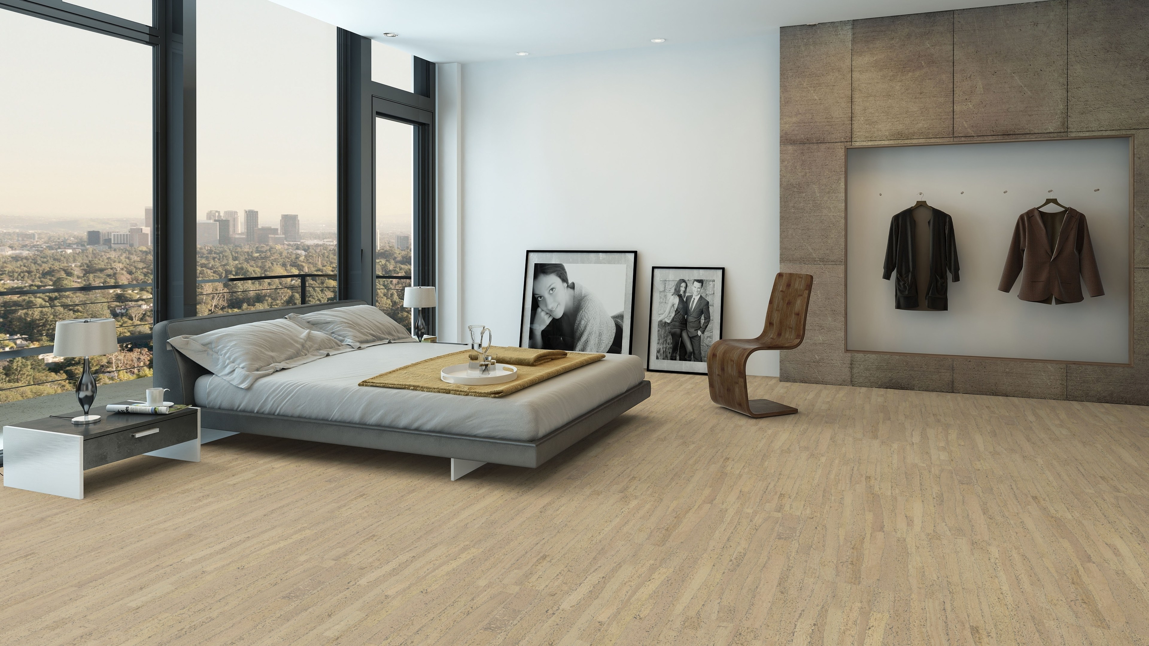 naturBoden designCork lackiert Blues sand
