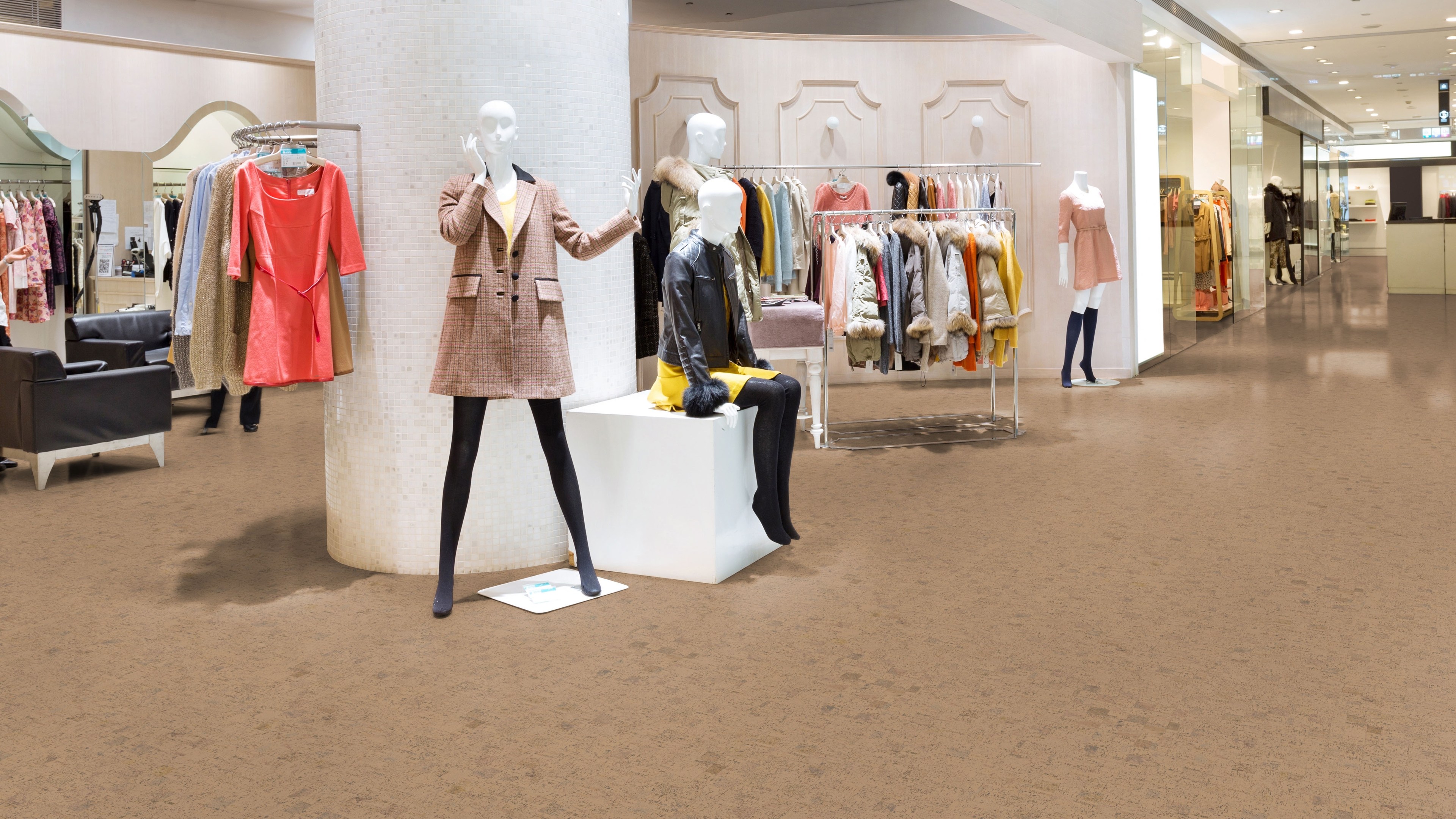 naturBoden designCork lackiert Bolero apricot