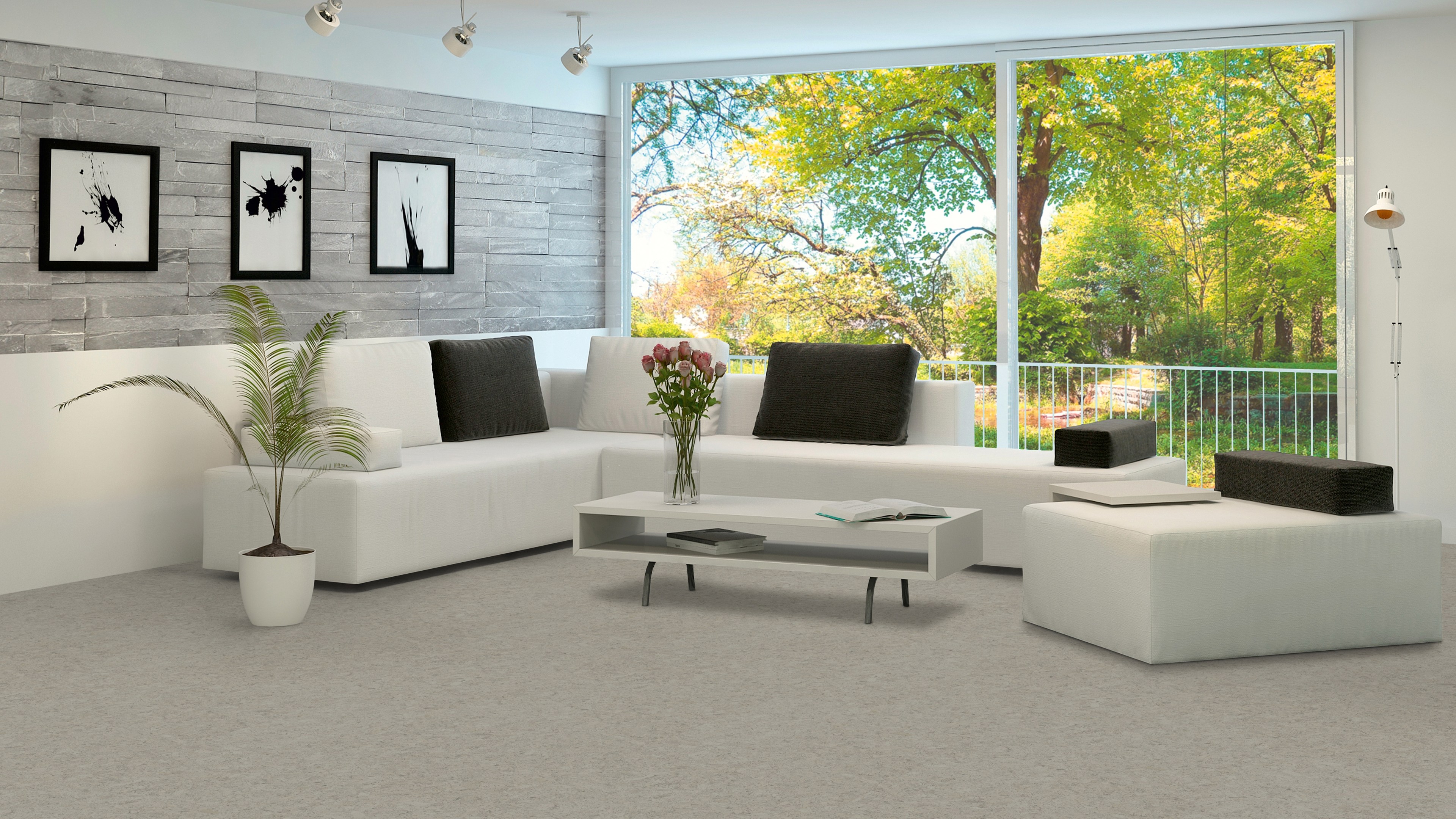 naturBoden designCork lackiert Boogie lichtblau