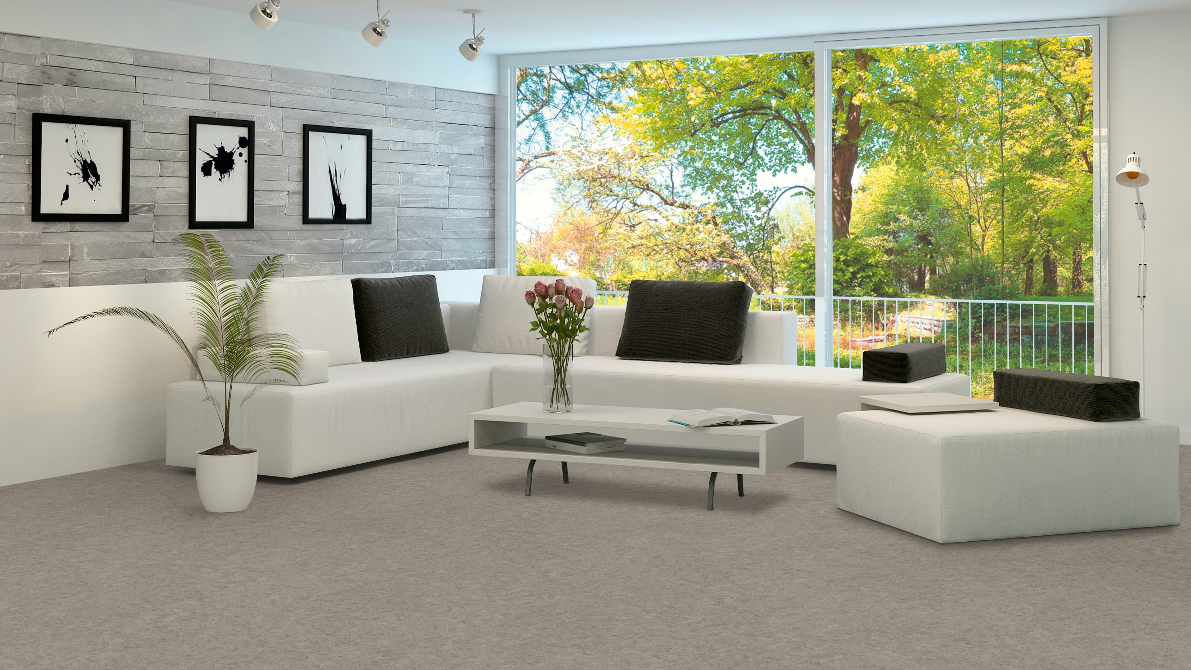 naturBoden designCork lackiert Boogie onyxgrau