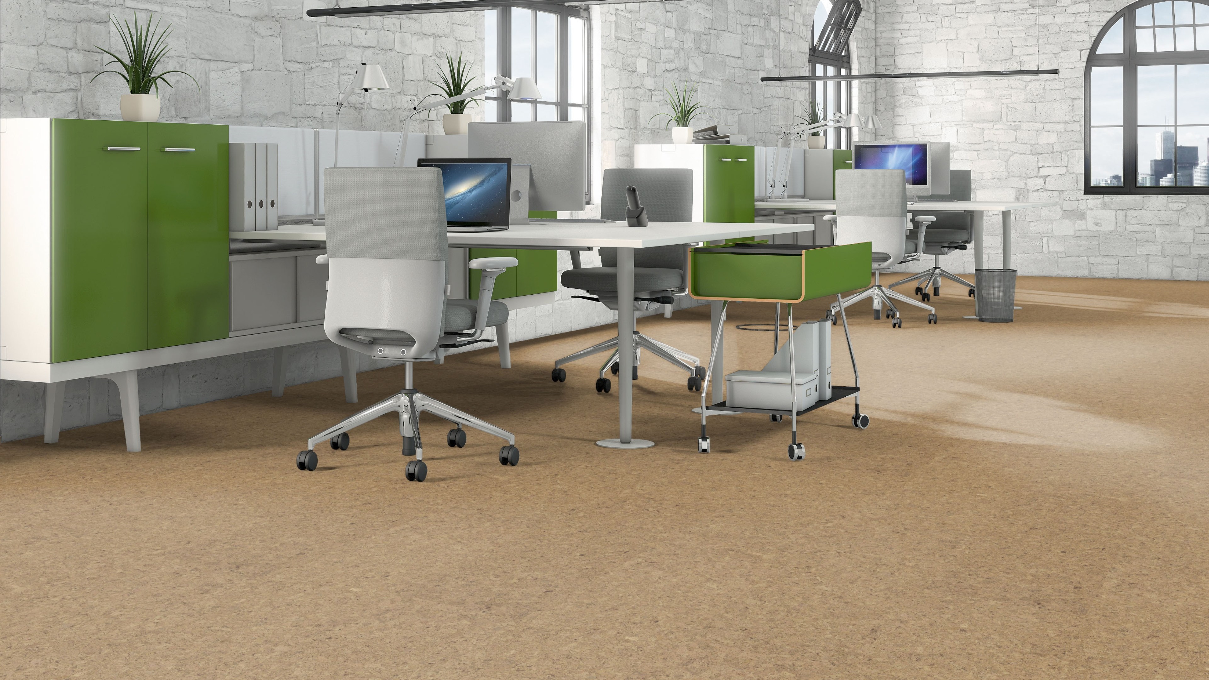 naturBoden designCork lackiert CanCan caramell pastell