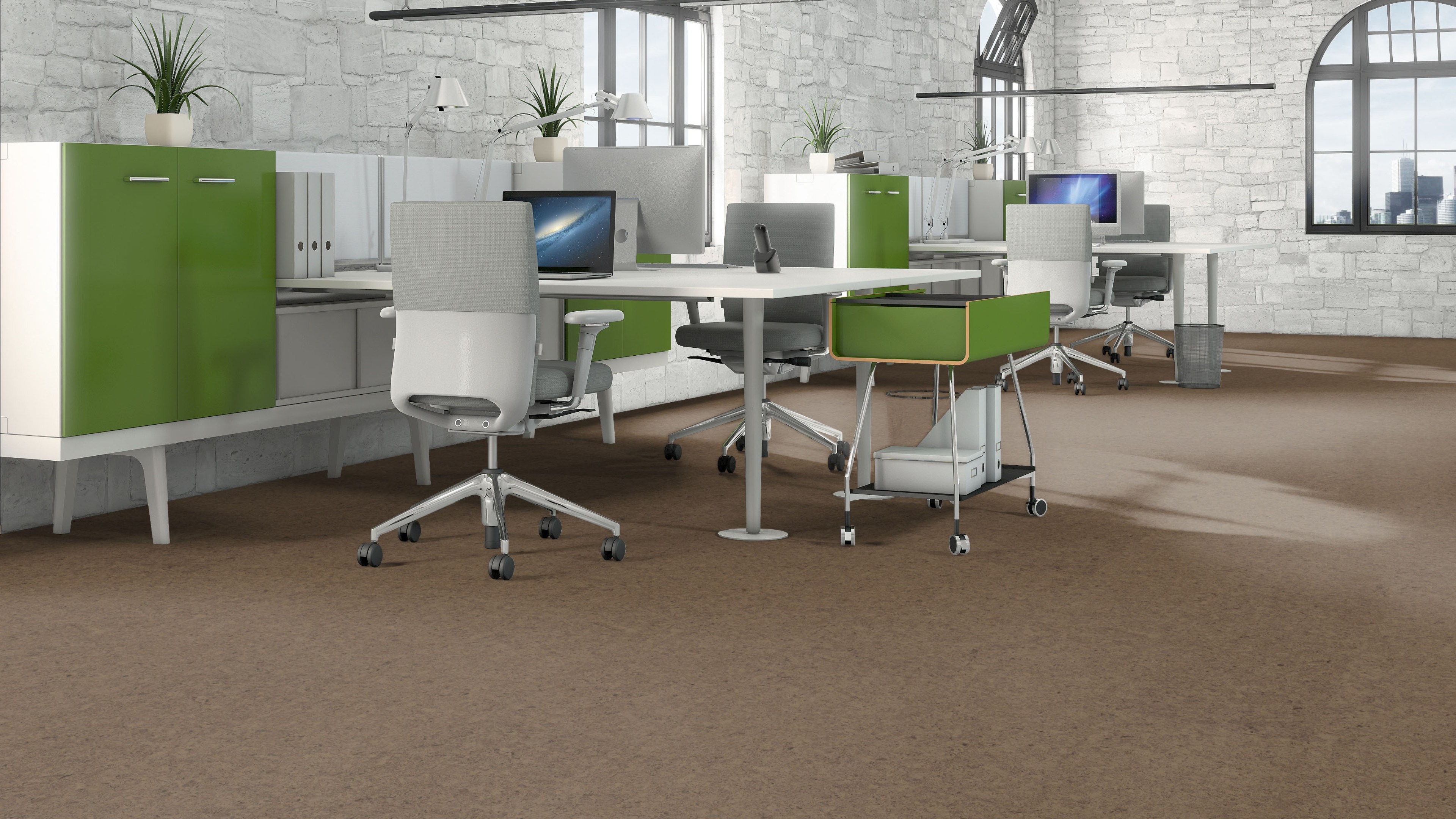 naturBoden designCork lackiert CanCan kastanie