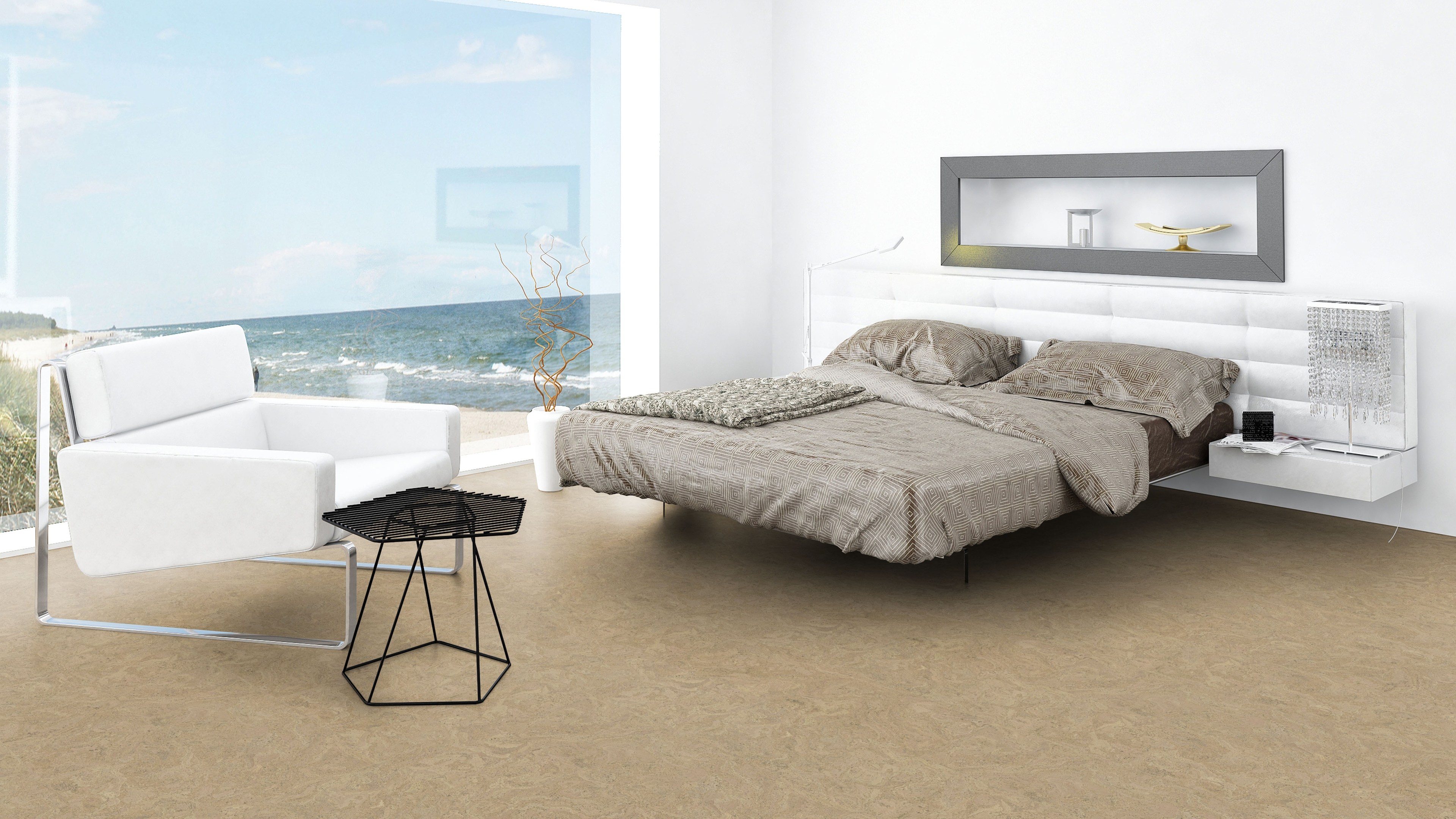naturBoden designCork lackiert Dance sand
