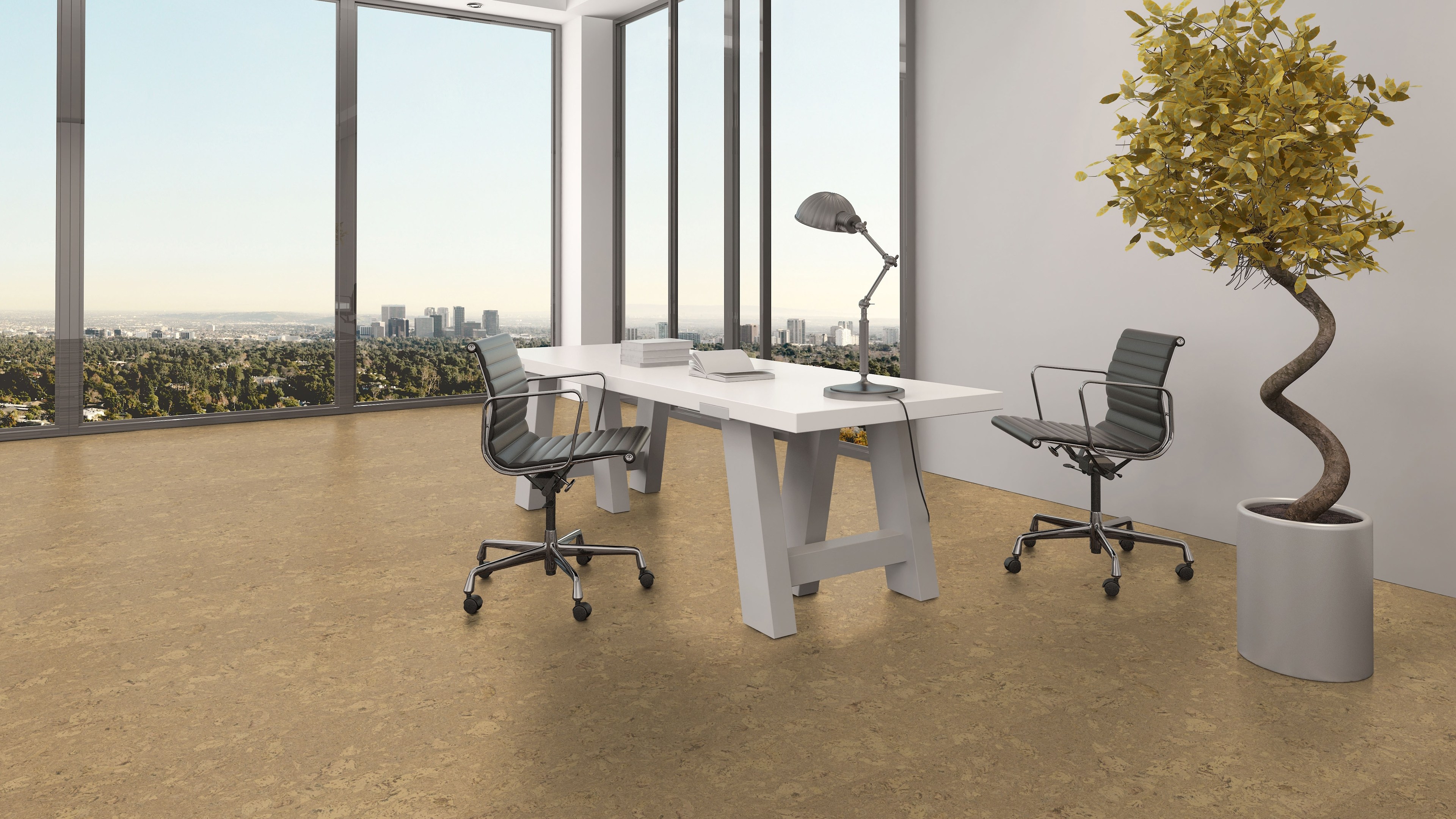 naturBoden designCork lackiert Lambada caramell pastell