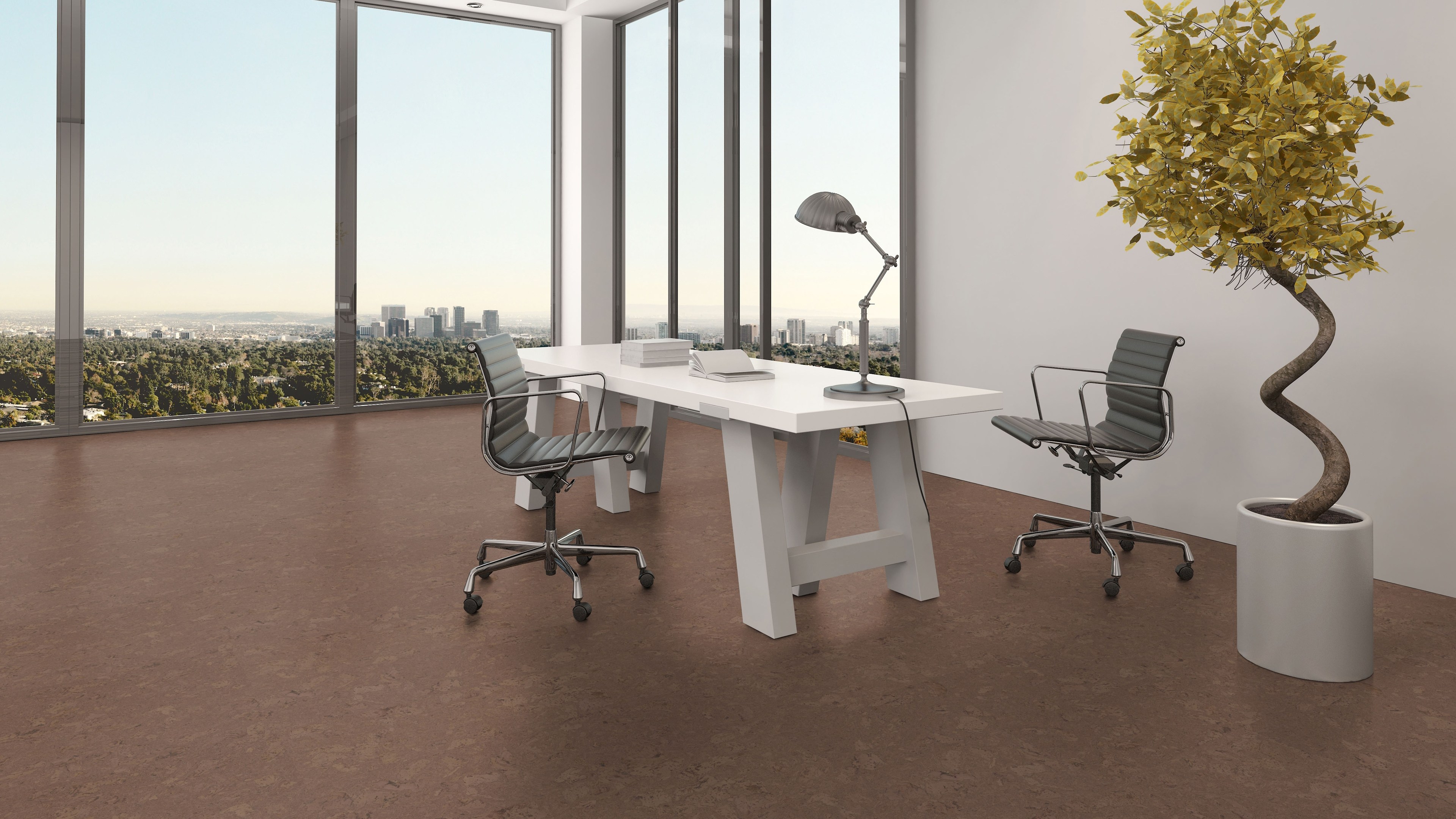 naturBoden designCork lackiert Lambada terracotta