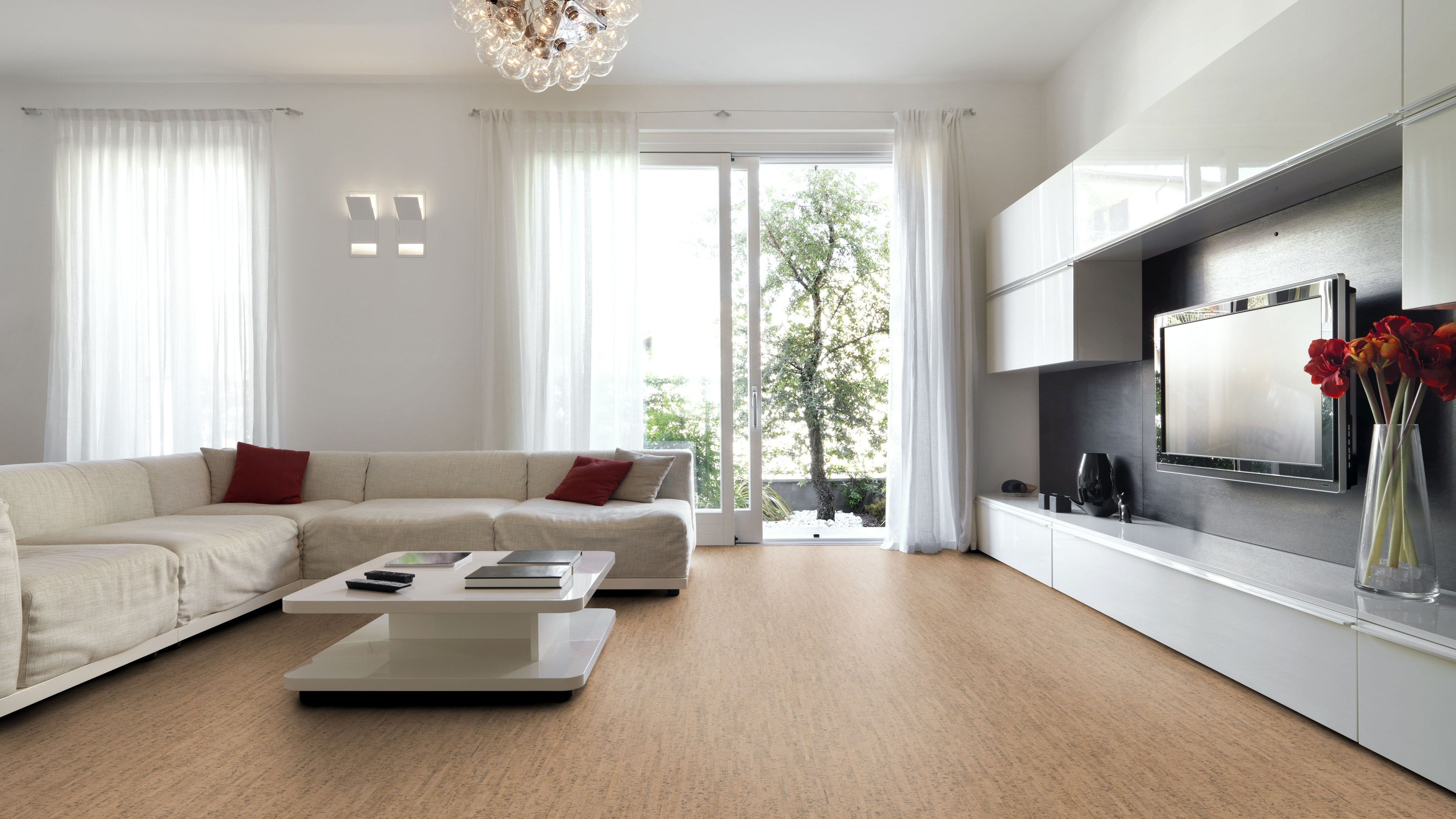 naturBoden designCork lackiert Nostalgie apricot pastell