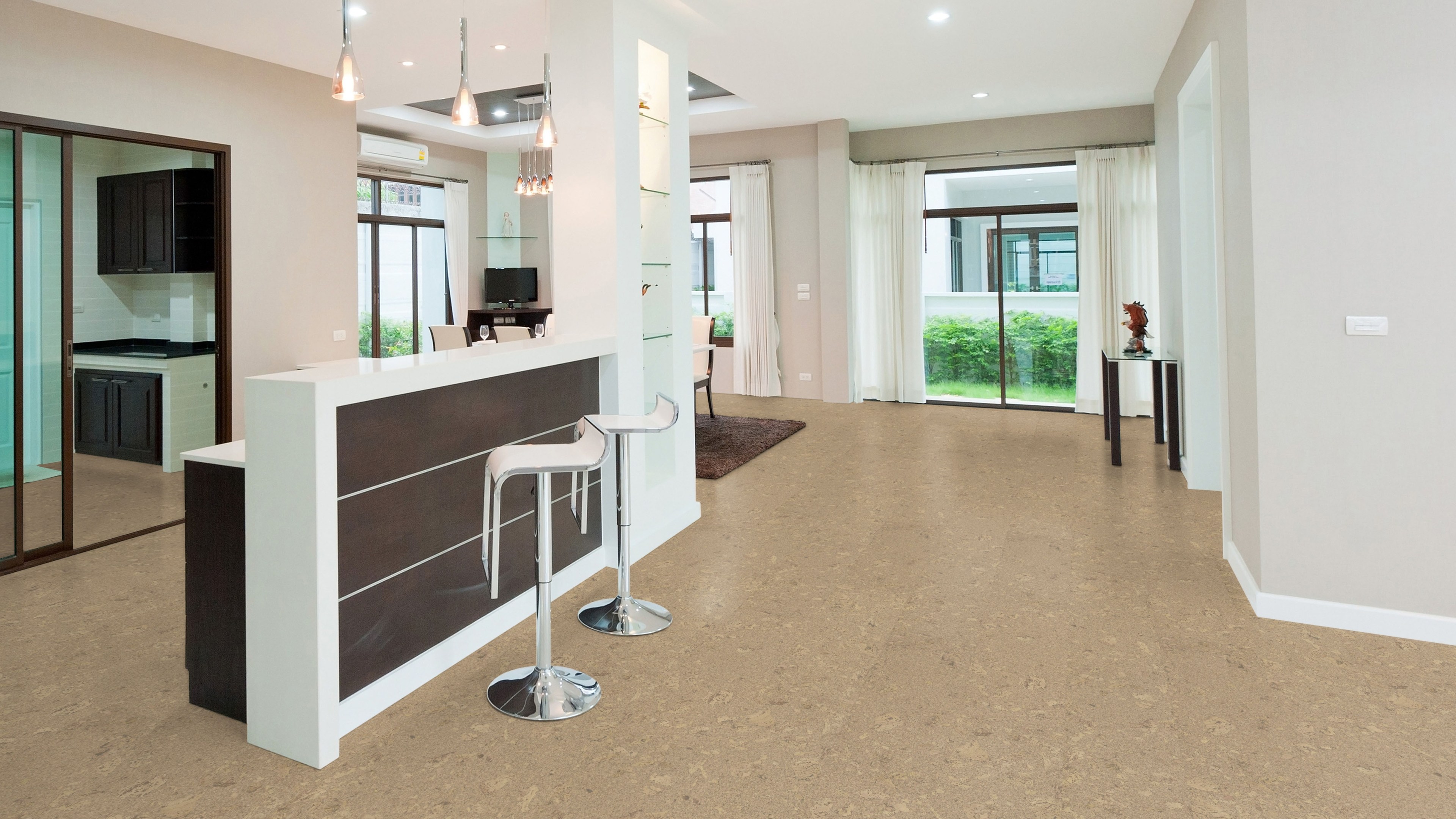 naturBoden designCork lackiert Rumba sand