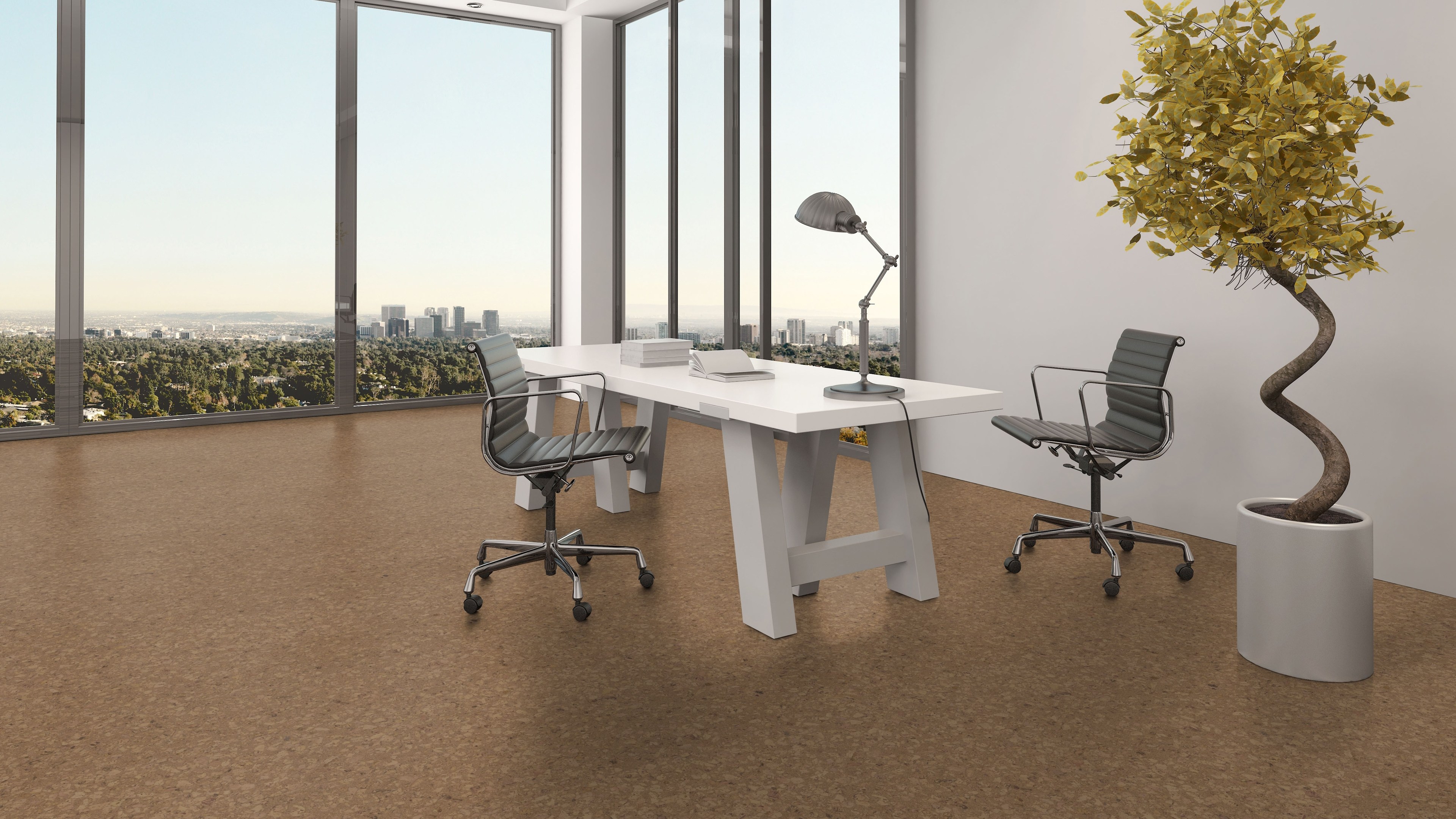 naturBoden designCork lackiert Salsa terracotta