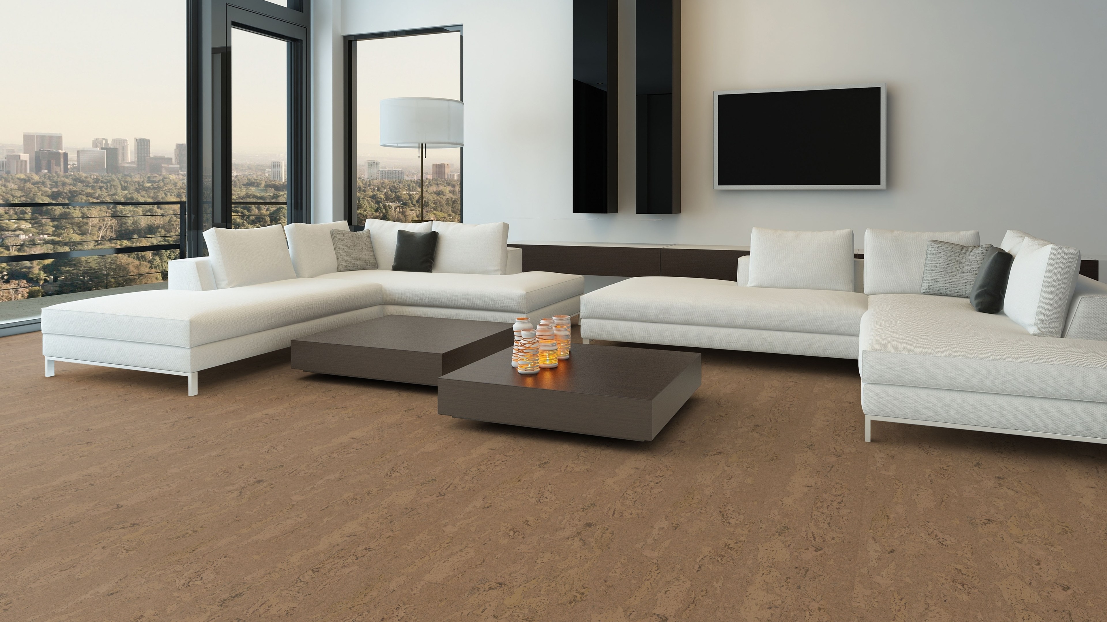 naturBoden designCork lackiert Soul terracotta pastell