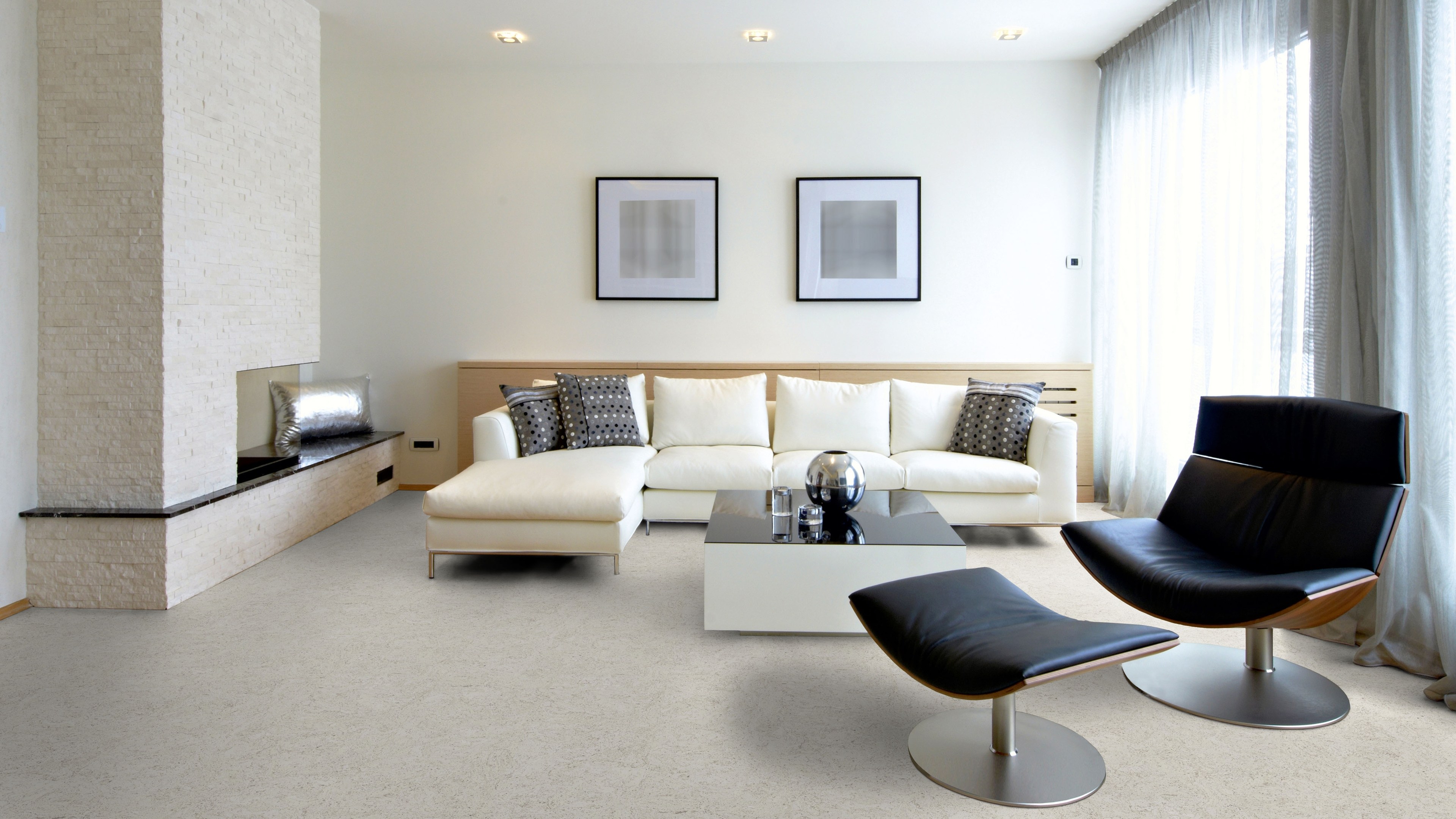 naturBoden designCork lackiert Swing polarweiss