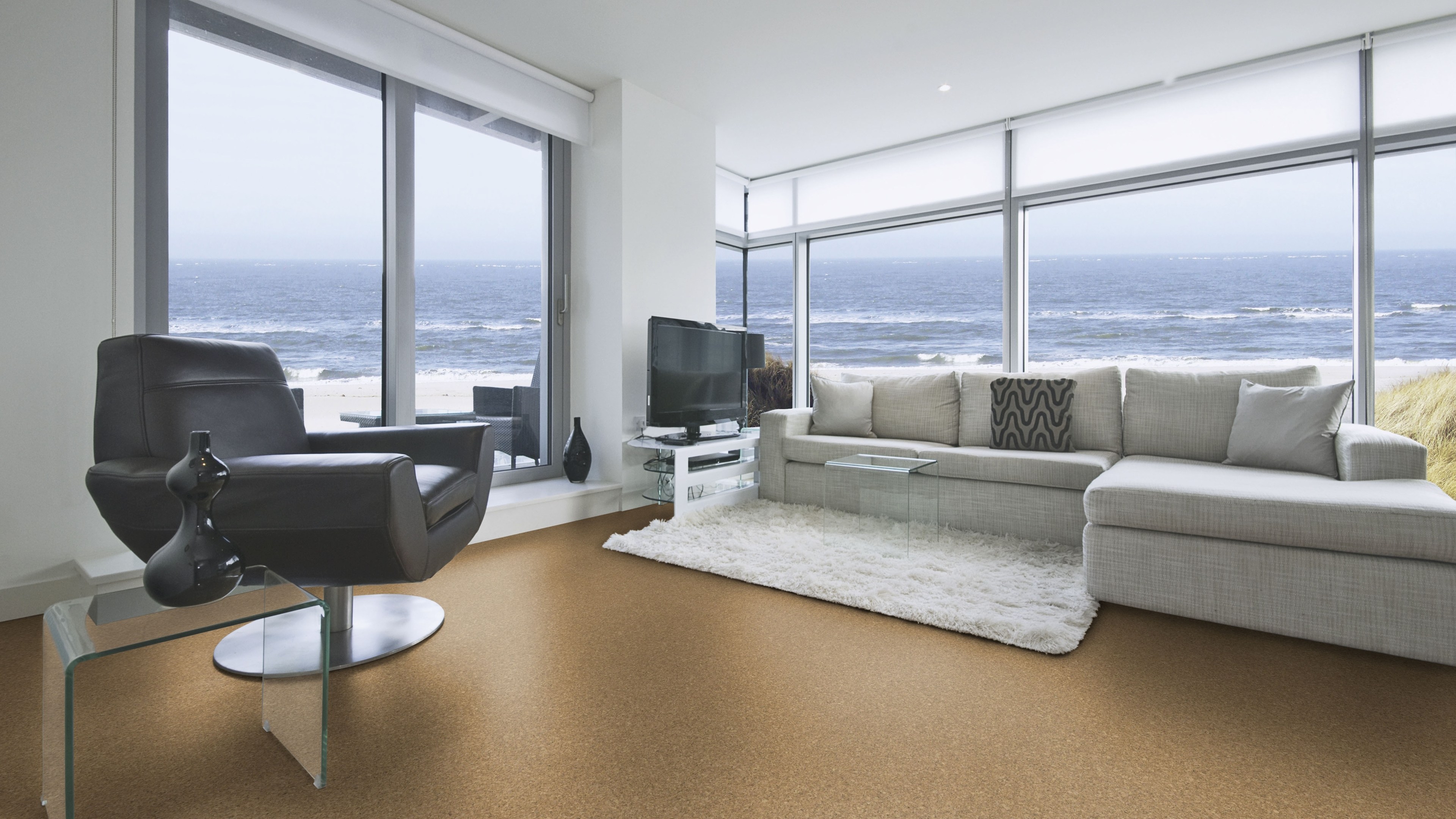 naturboden designCork lackiert Beat natur