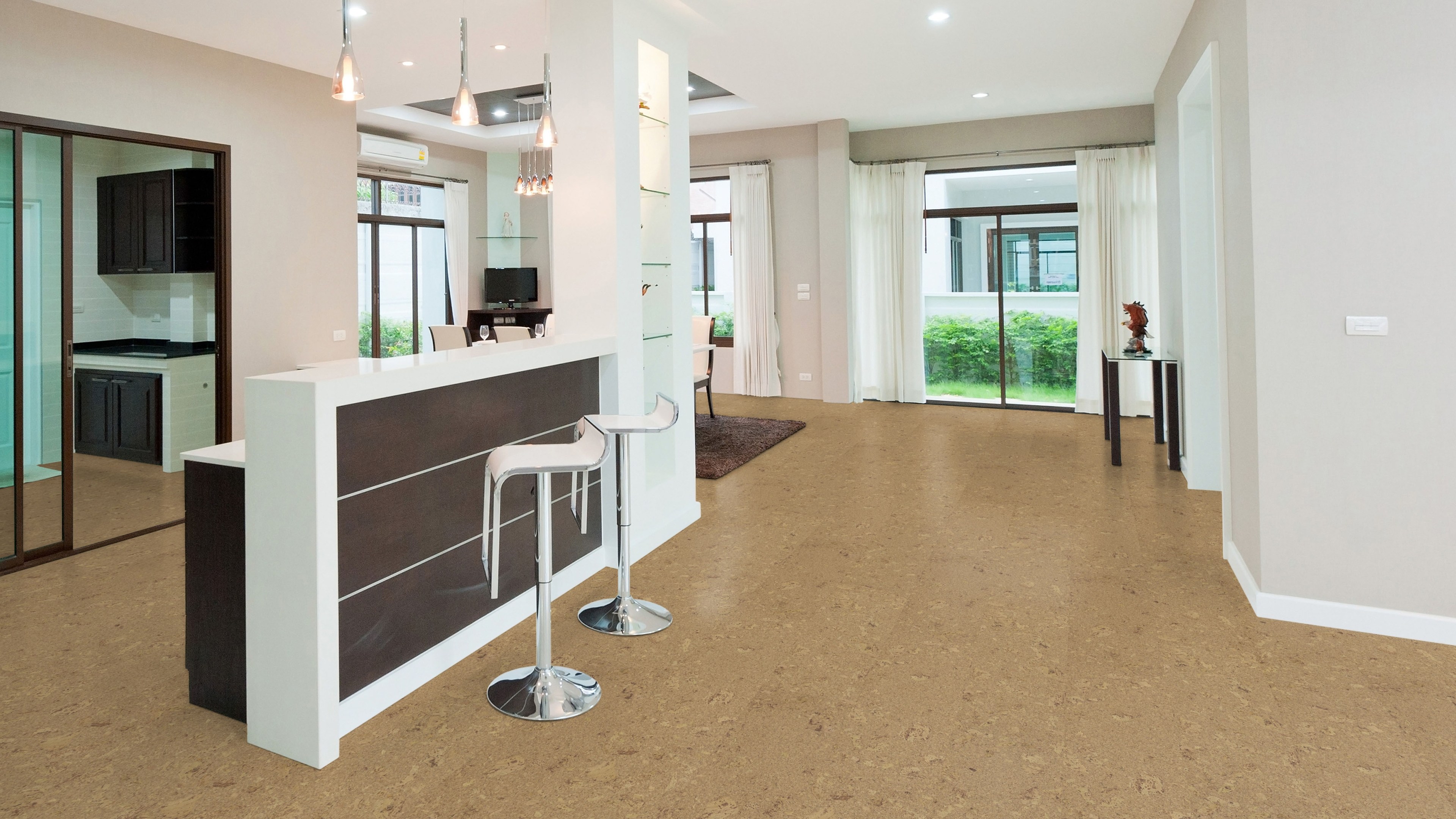 naturboden designCork lackiert Rumba natur