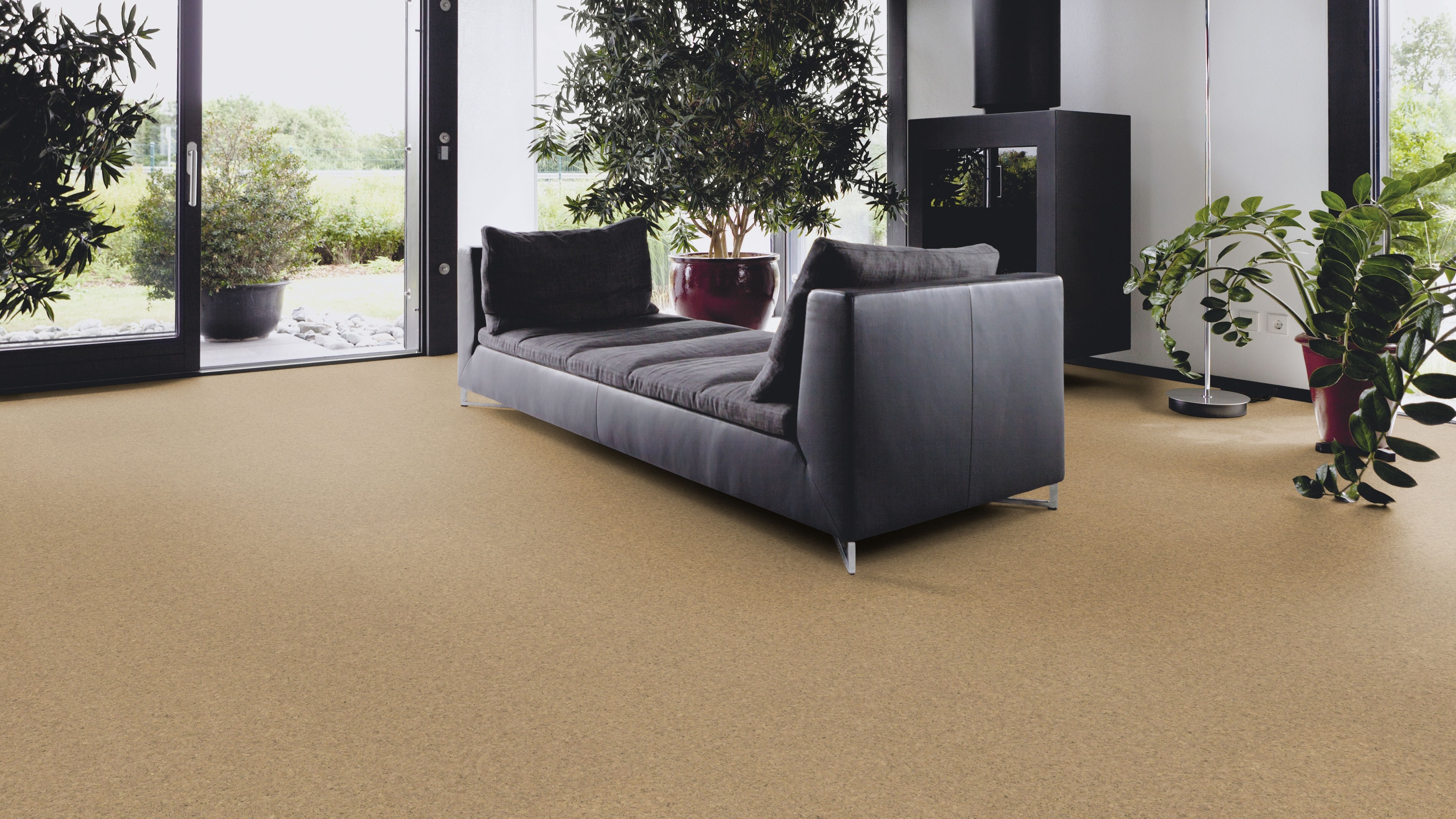 naturboden designCork lackiert Twist natur