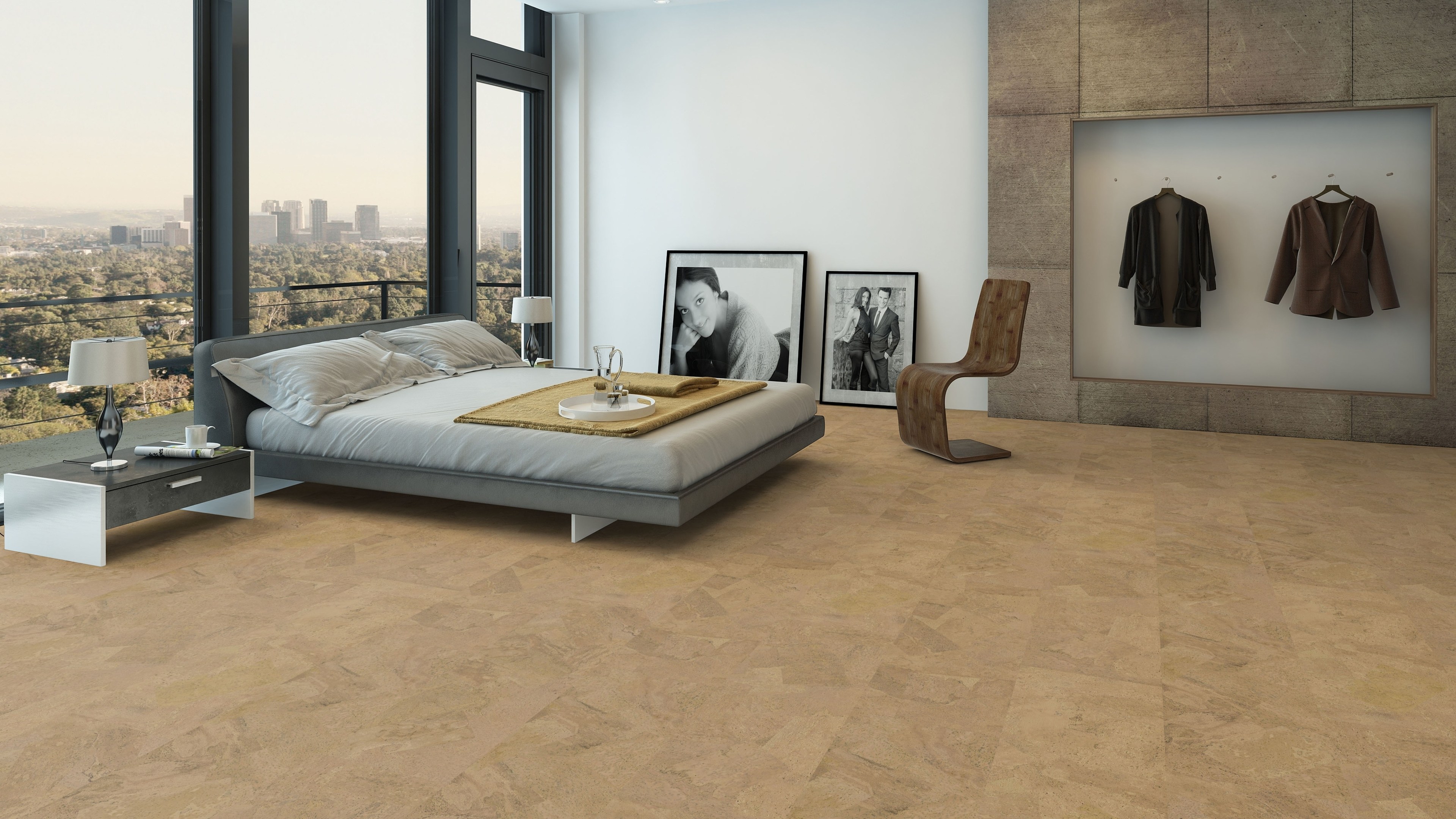 naturboden designCork lackiert Walzer natur
