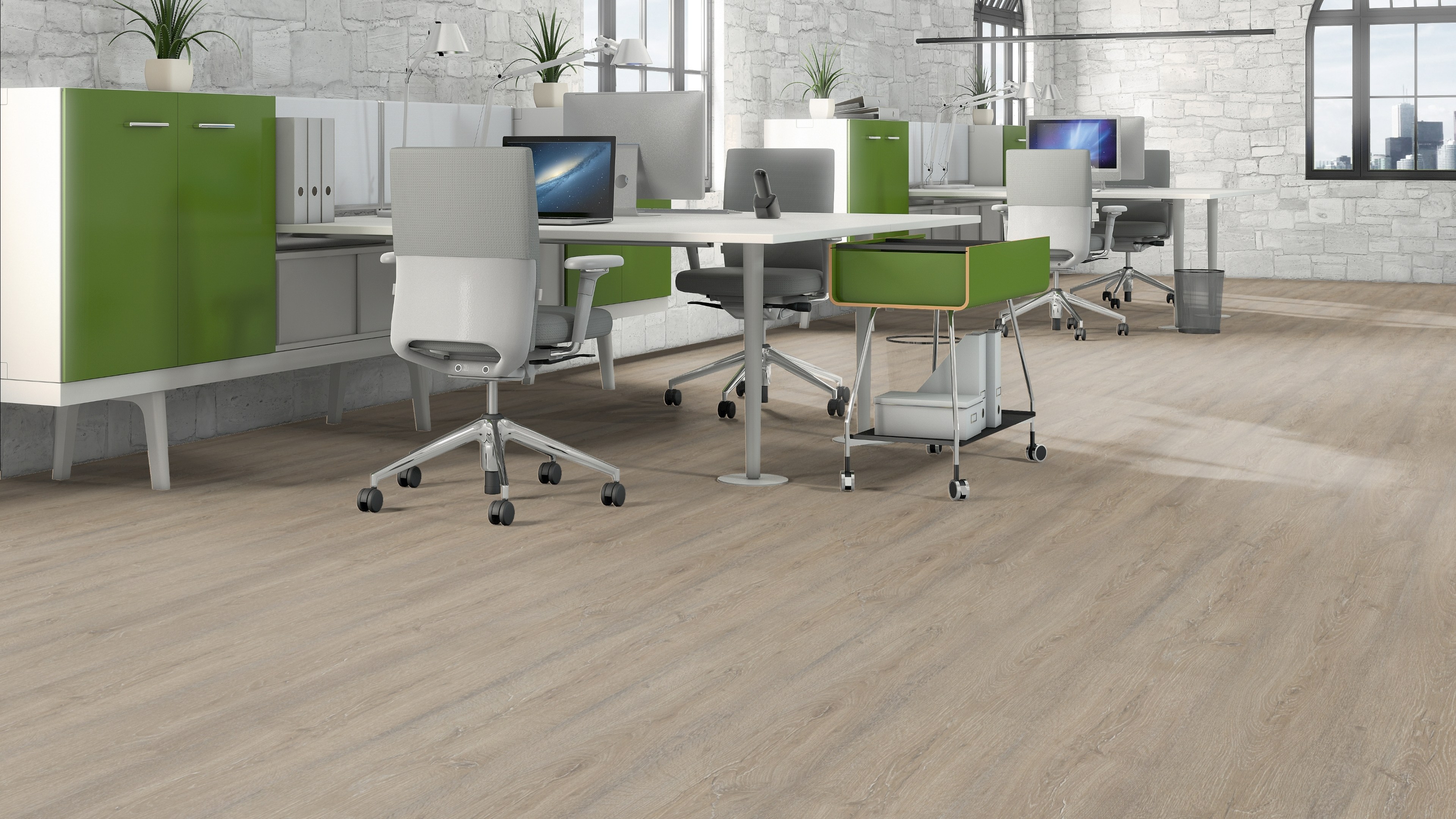 naturBoden printCork Eiche Burgund
