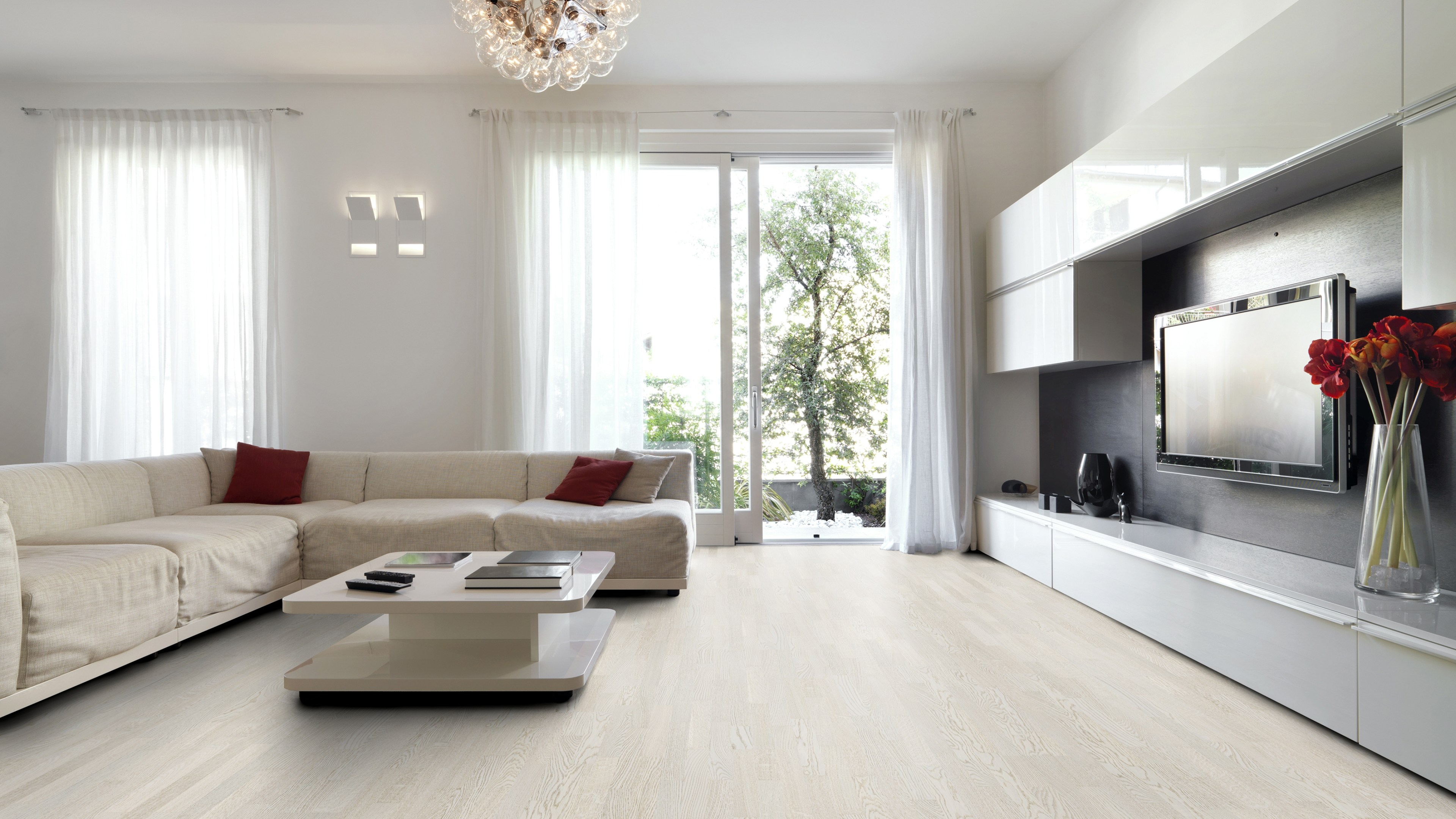 parkettBoden apartLine Schiffsboden Innsbruck gebürstet lackiert