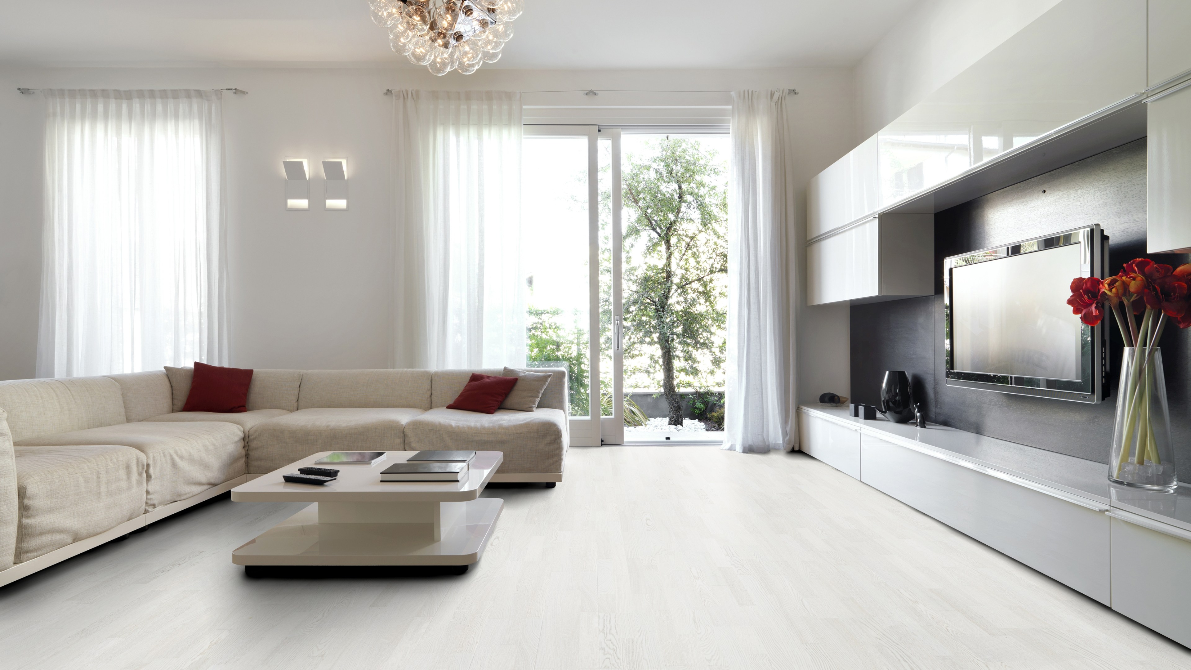 parkettBoden apartLine Schiffsboden Oslo gebürstet lackiert