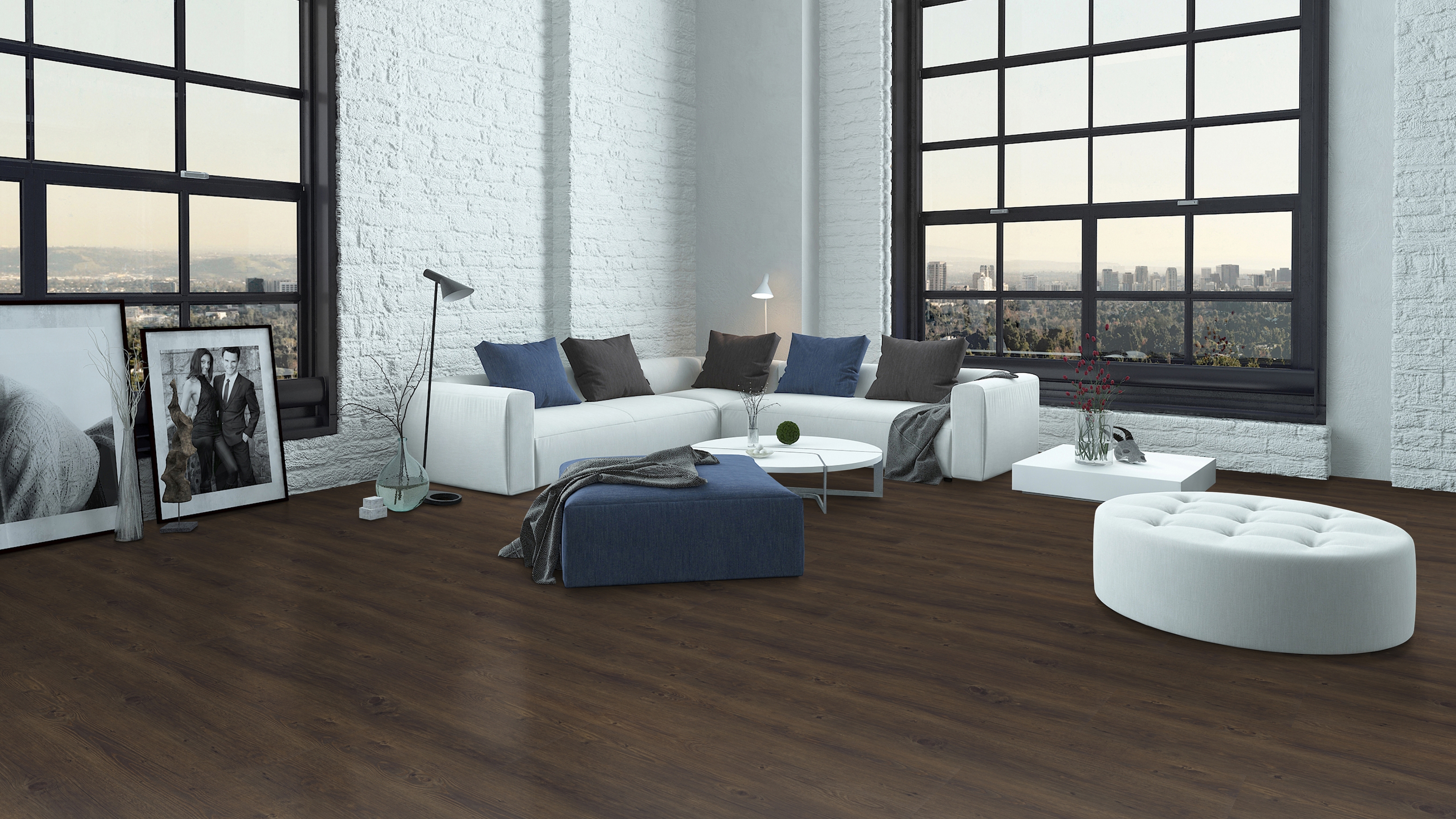 vinylFloor eco Eiche dunkel rustikal