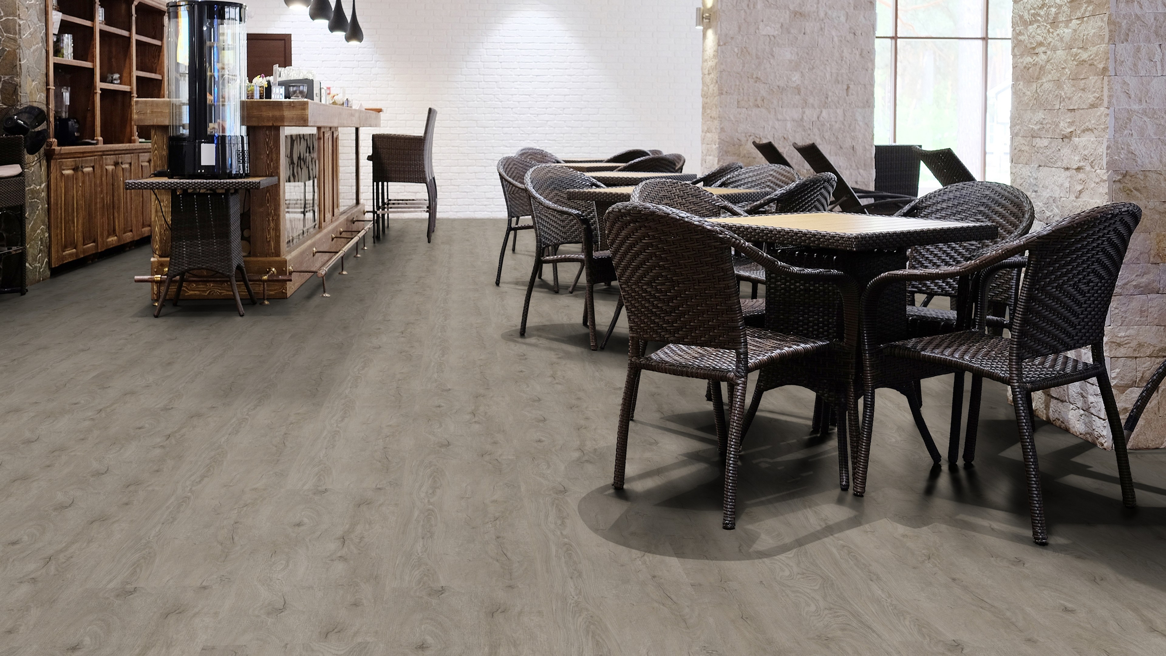 vinylFloor objekt Plus Laerche grau