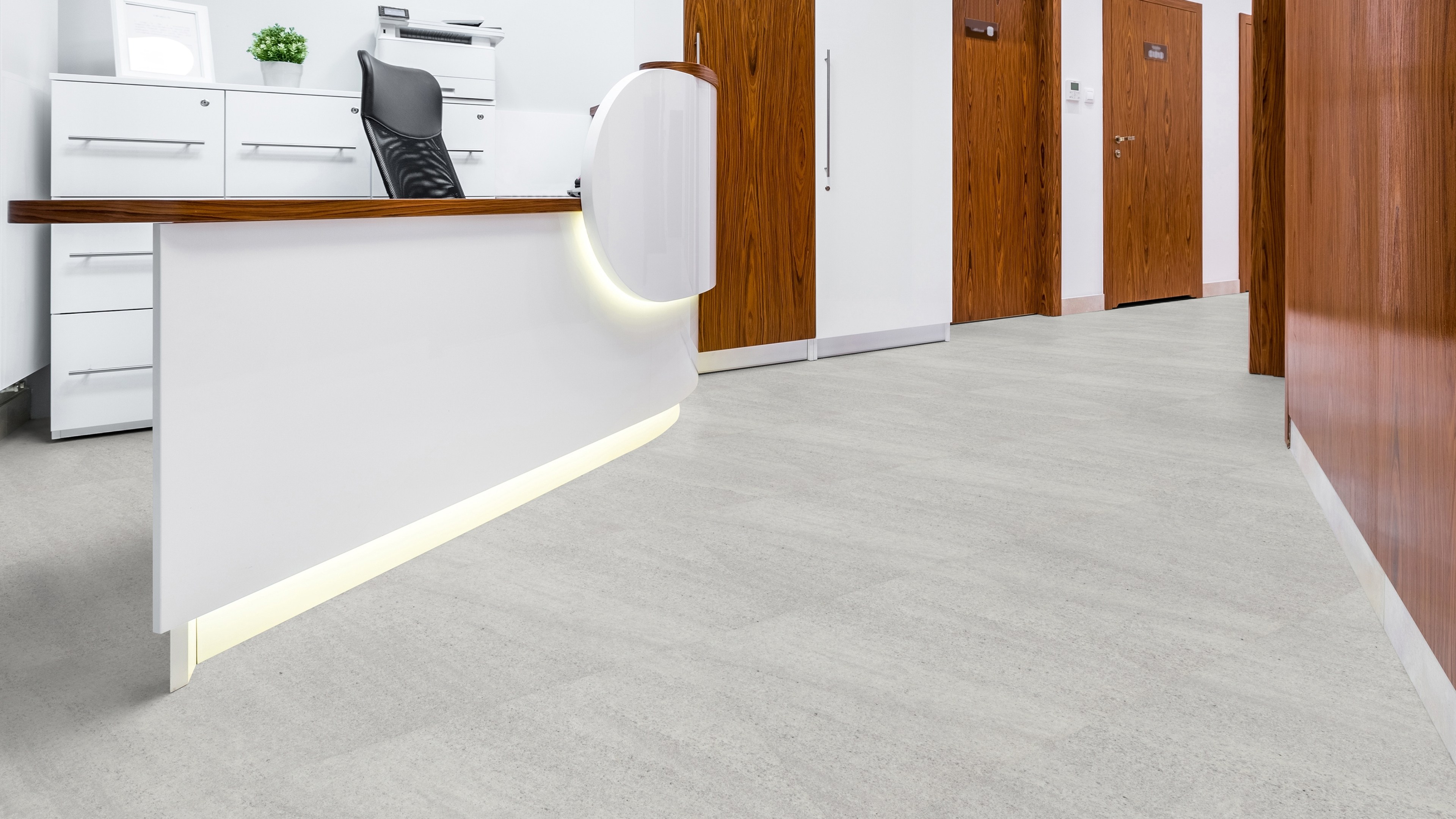 vinylFloor stone Berggranit silberweiß